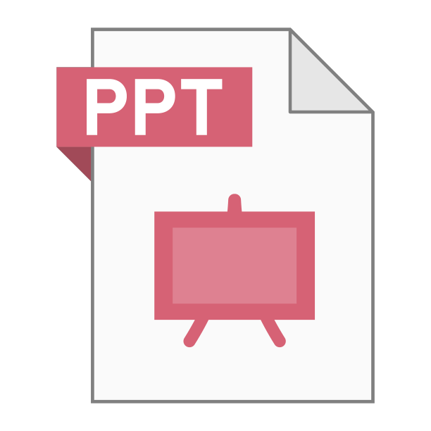 现代平面设计的PPT文件图标的网页图片下载