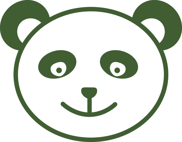 简单的熊猫图标图片下载