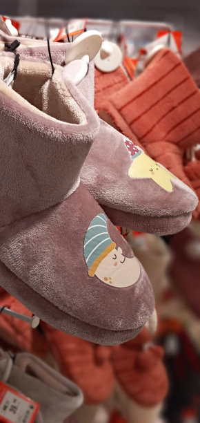 冬天房子的靴子和花纹图片下载