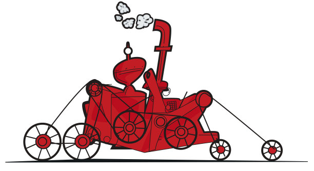 可爱的蒸汽机车图片下载