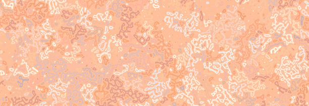 水平自然珊瑚图案，桃红绒毛抽象海报设计与反应扩散装饰。图片下载