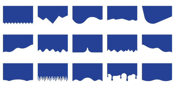 抽象设计元素的顶部和底部的网页图片下载