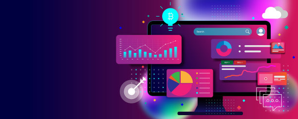 技术背景图片，笔记本电脑，概念图，金融，市场营销，设计，网页开发图片下载