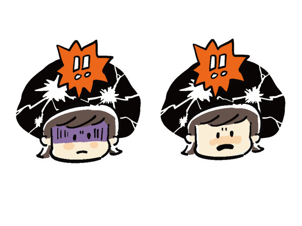 卡通风格震惊女性面部表情插画合集图片下载