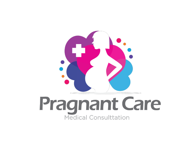 爱怀孕护理标志设计的医疗图片下载