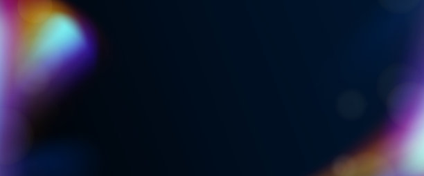 黑色背景与抽象彩虹渐变图片下载