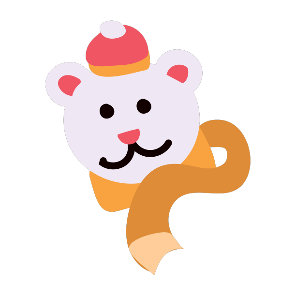 孤立的圣诞北极熊头像素描图标图片下载