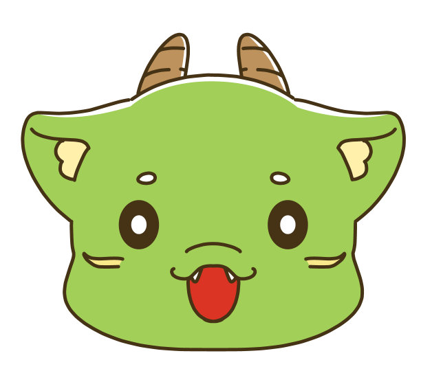 龙字脸图标插画素材图片下载