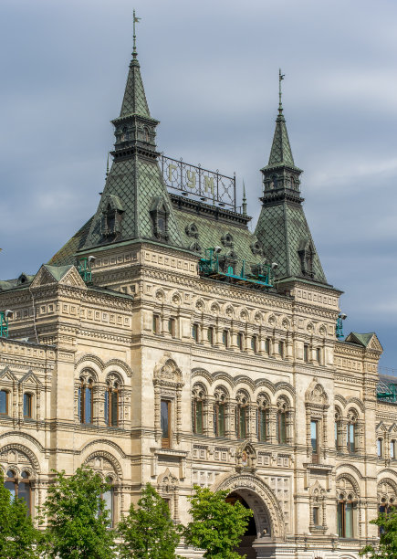 俄罗斯莫斯科红场上的口香糖购物中心图片下载