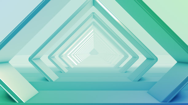 未来主义抽象光走廊图片下载