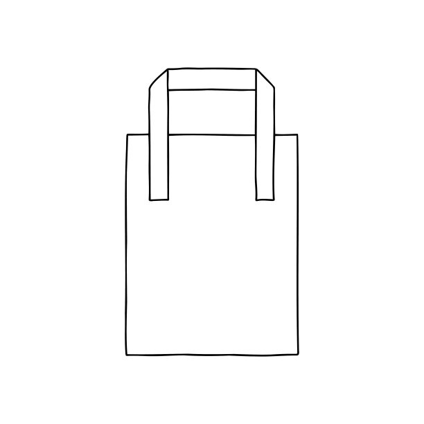 纸袋带把手的纸袋。图片下载