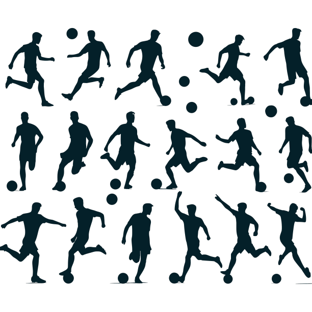 非常高质量的详细足球足球运动员图片下载