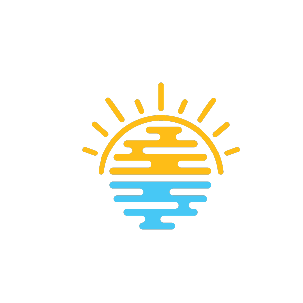 太阳波图标概念设计模板图片下载