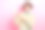 照片震惊年轻女孩棕色鲍勃头发穿高领冬装点手指数码屏幕存储孤立的粉红色背景图片下载