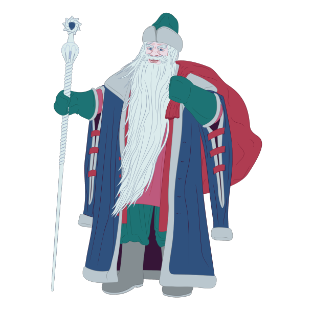 艾德·莫罗兹背着包和手杖图片下载