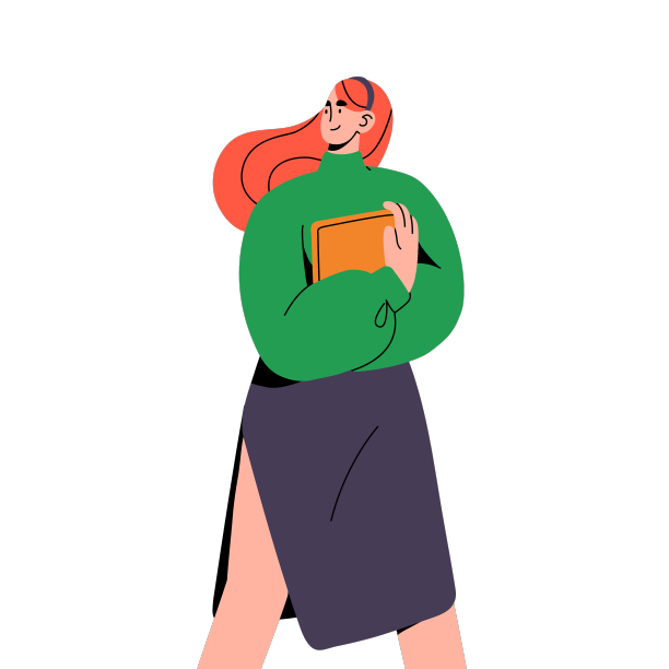 手持平板电脑的年轻女商人图片下载