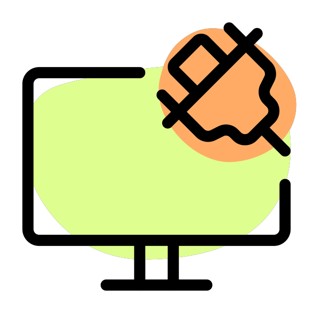 显示器与VGA端口显示连接图片下载