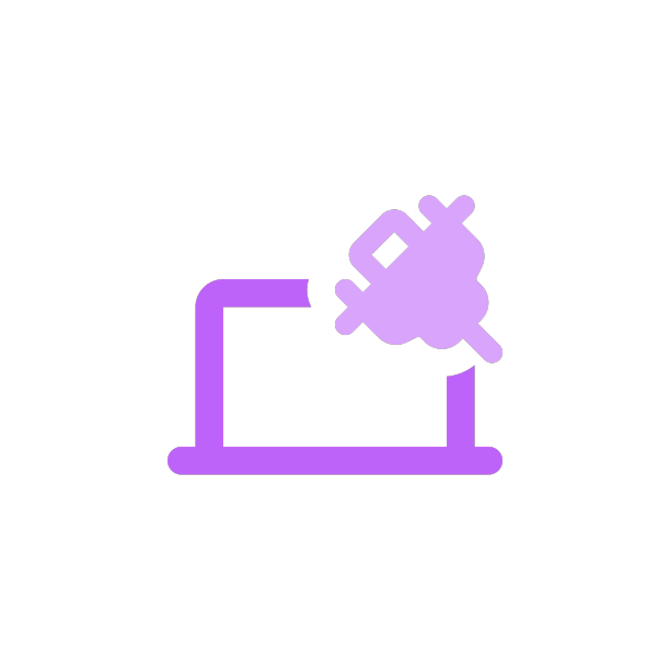 VGA连接到笔记本电脑的外部显示图片下载