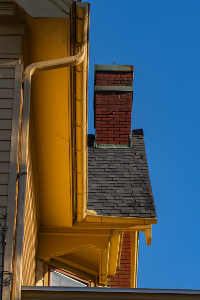 冬季天气家屋顶复制空间背景图片下载