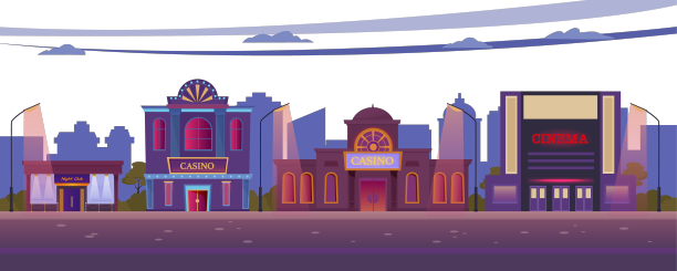 娱乐建筑背景夜晚图片下载