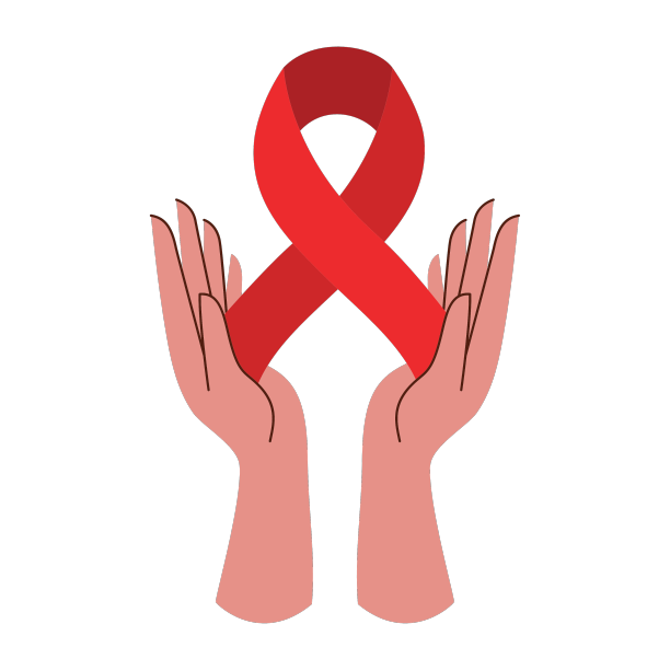 艾滋病日丝带在手图片下载