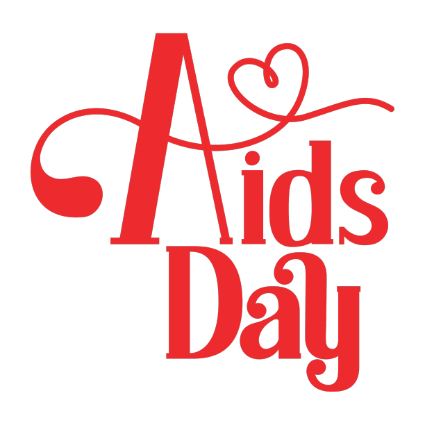 艾滋病日用心刻字图片下载