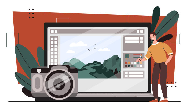 车间处理照片矢量概念图片下载