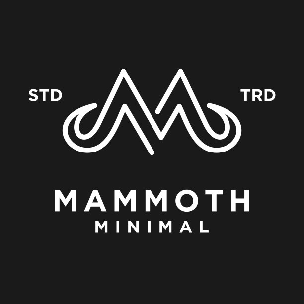 庞大的M首字母设计图片下载