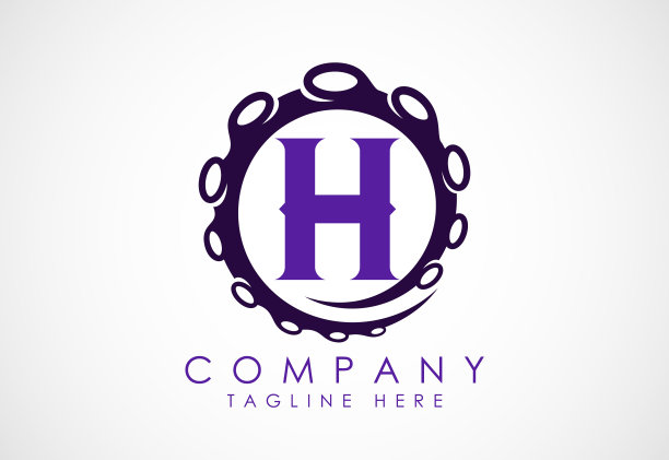 八达通标志设计模板与字母。矢量图图片下载