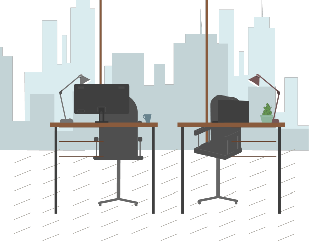 联合办公室内现代化中心创意图片下载