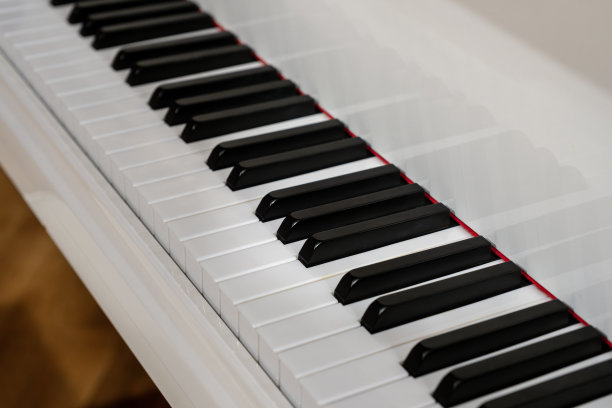 钢琴键盘图片下载