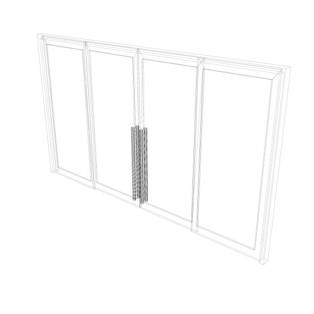 门模型的三维插图图片下载