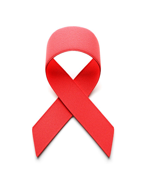 红色的癌带。癌症意识的象征。孤立在白色上。三维渲染图片下载