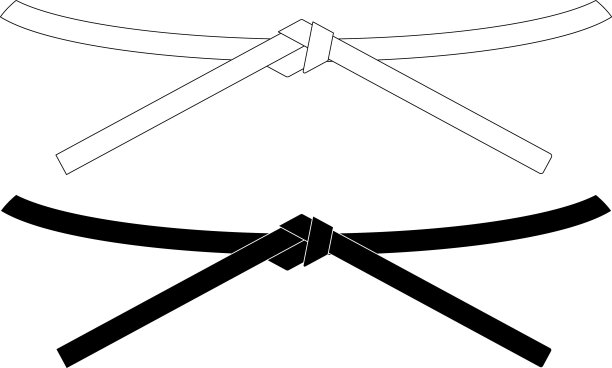 武术腰带图标集图片下载