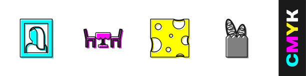 在博物馆法国咖啡馆奶酪集肖像图片图片下载