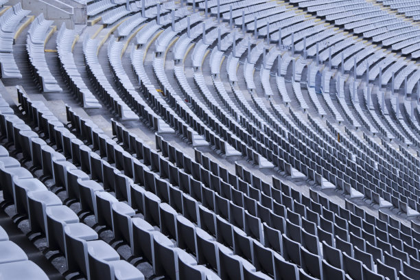 体育场座椅的抽象照片图片下载