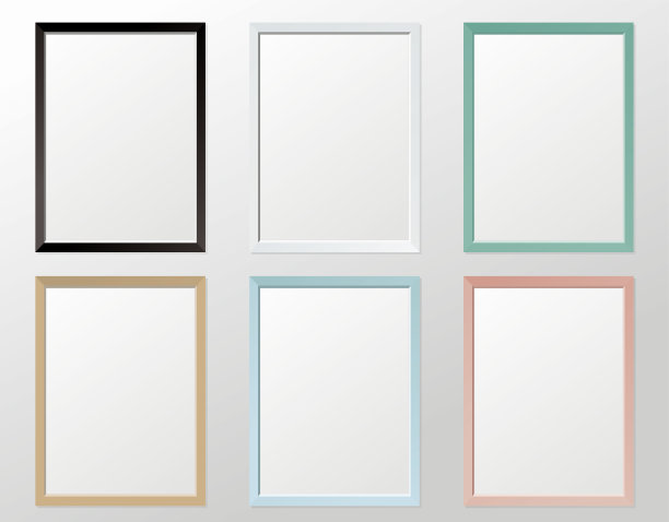 空白矢量相框图片下载