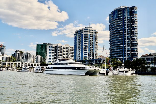 码头，袋鼠角，布里斯班，昆士兰图片下载