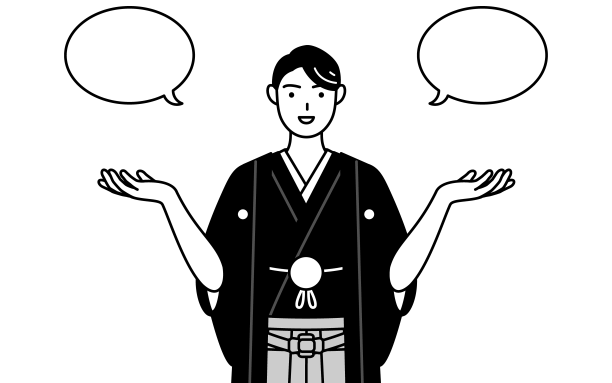 男人穿袴，顶着一顶帽子图片下载