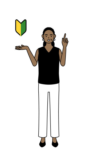 非裔美国老年妇女展示嫩叶的象征。图片下载