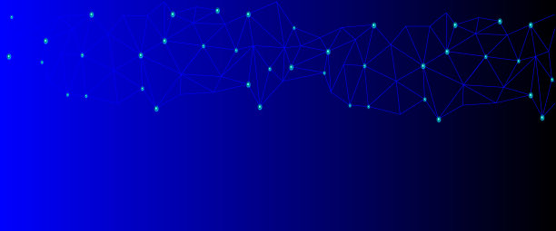 抽象蓝色背景的社交网络数码壁纸设计。图片下载