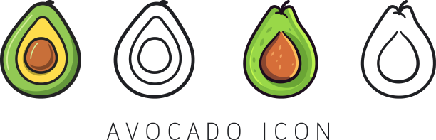 牛油果吐司元素图片下载