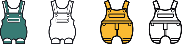 婴儿工作服套装图片下载