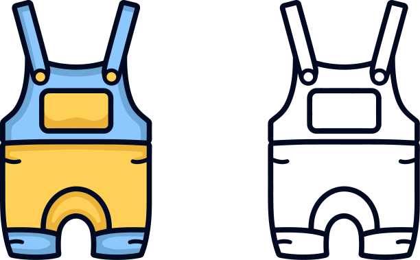 婴儿工作服图片下载