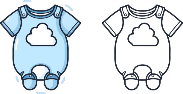 迷人的新生儿连衣裤套装图片下载