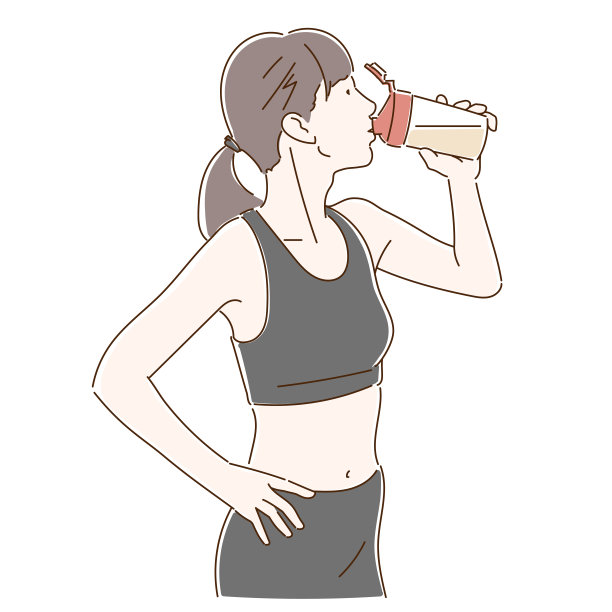 女子水合训练，矢量插图图片下载