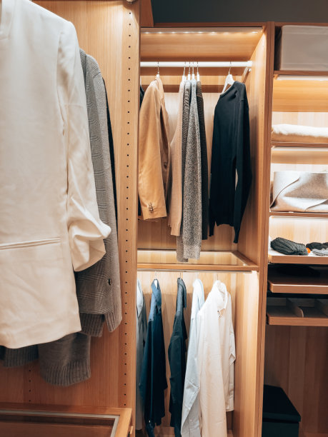 家里的现代衣橱图片下载