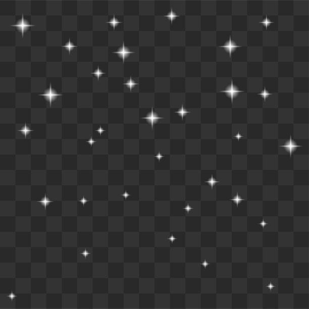 星空，散景圣诞背景。节日冬季背景与辉光和覆盖效果。圣诞装饰。每股收益10图片下载