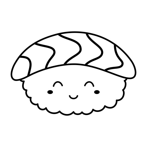 卡通寿司人物图标图片下载