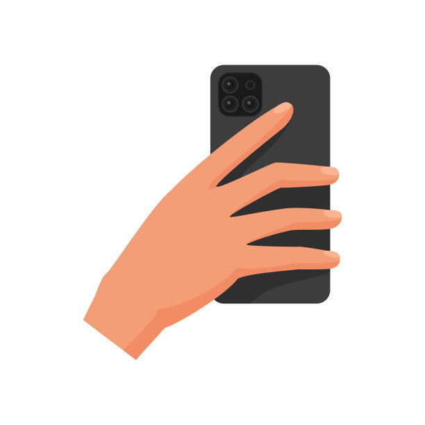 3D人手握智能手机，用相机拍照的手势图片下载